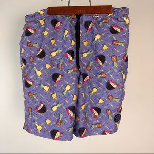 90s Fruit Bathing Trunks